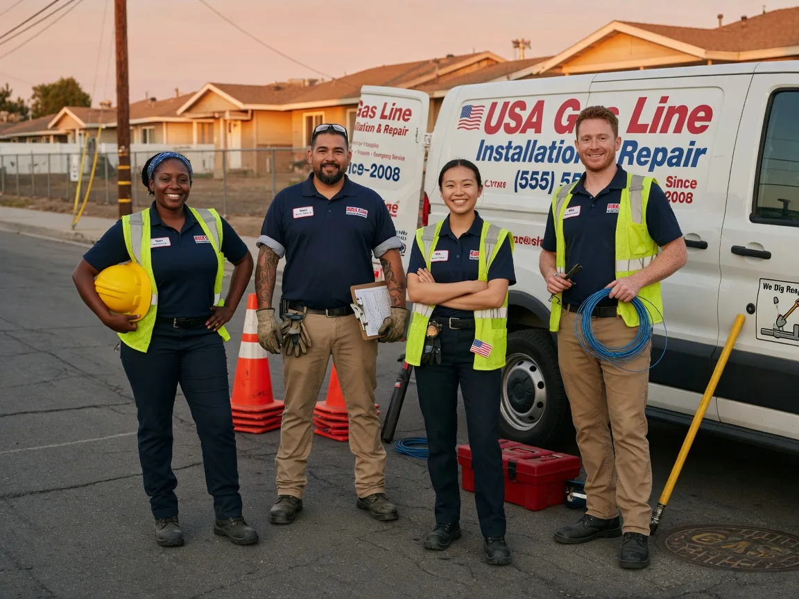 Gas Line Installation company in Saffell, AR
